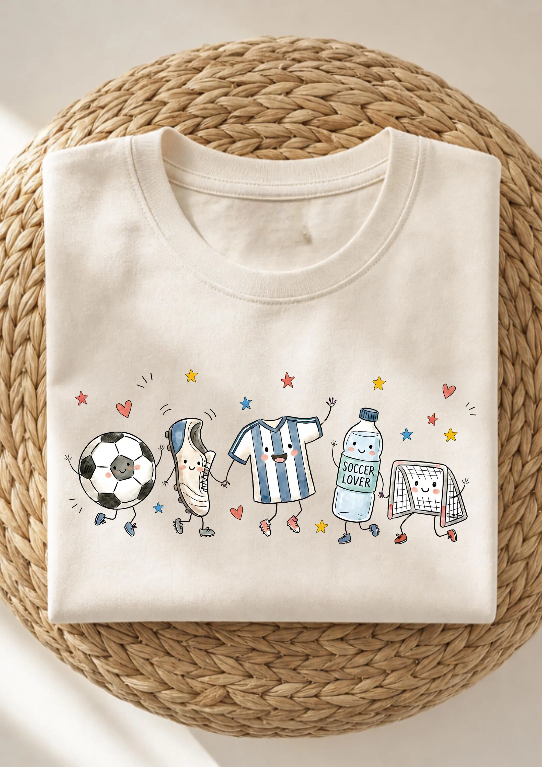 Cute Soccer Graphic Tee Unisex Soccer Shirt Soccer Gifts & Activities Shirt - image 5