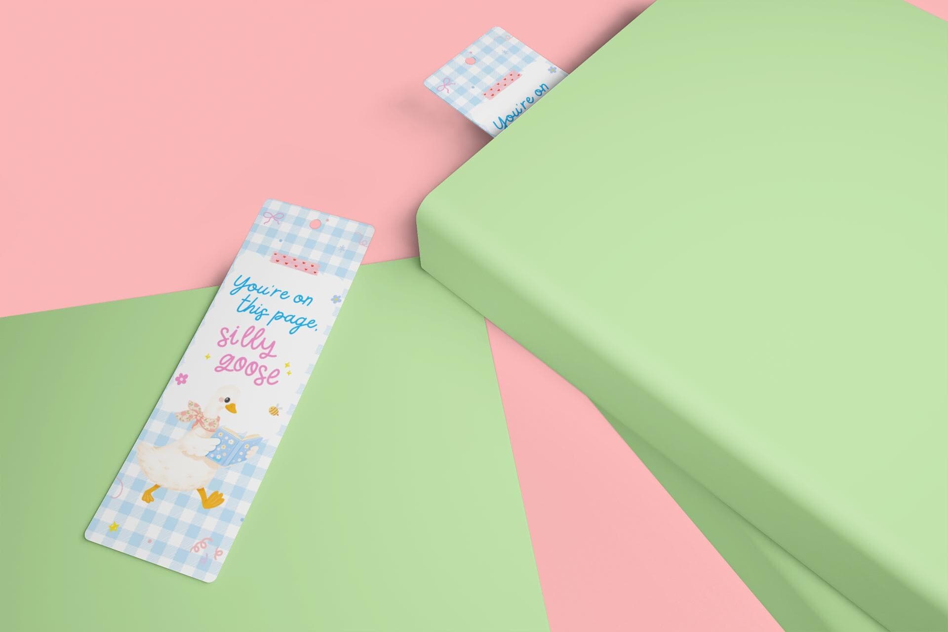 Silly Goose Book Club Bookmark | Funny Bookish Bookmark with Tassel | Reader Gift - image 3