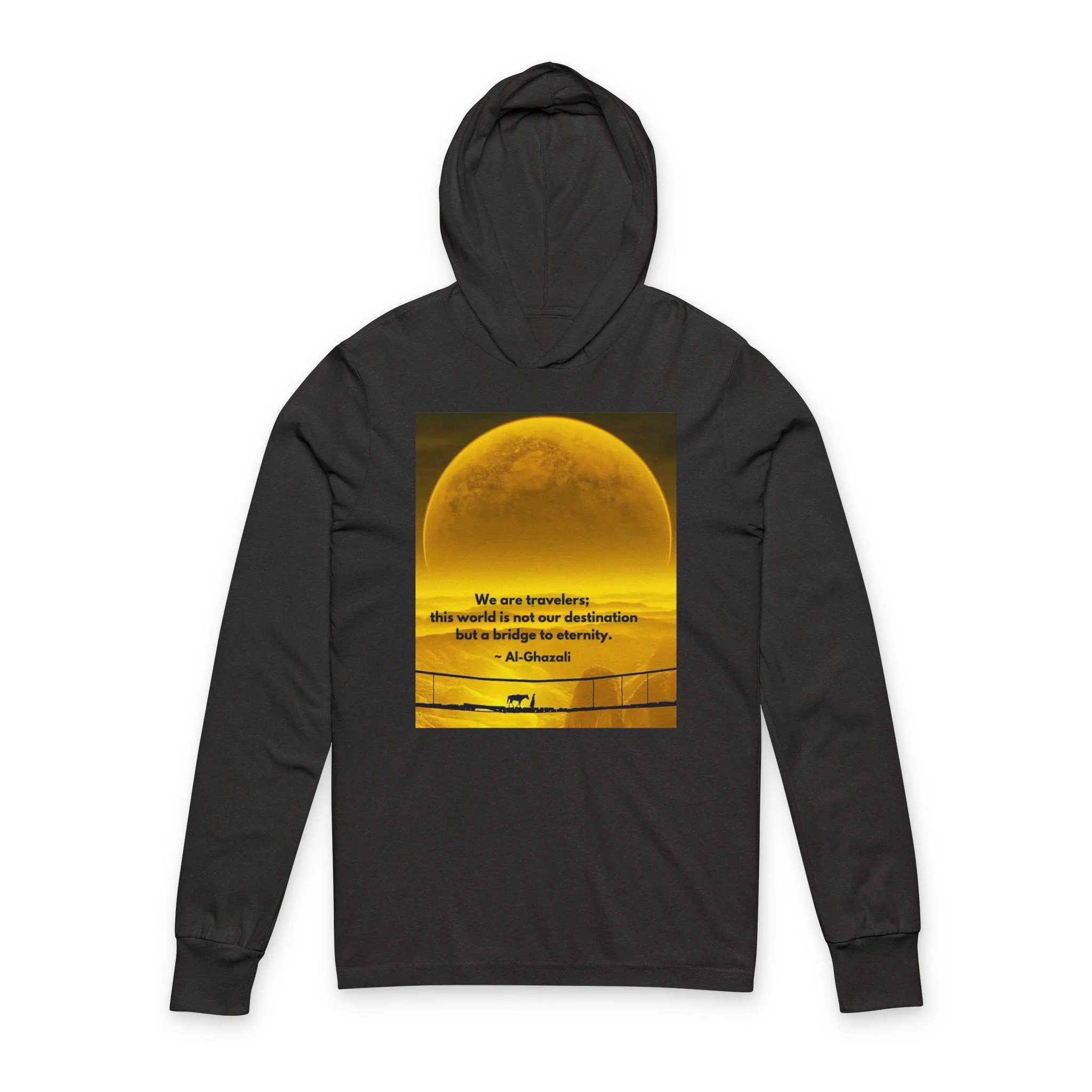 Unisex Hooded Long Sleeve Tee - image 5
