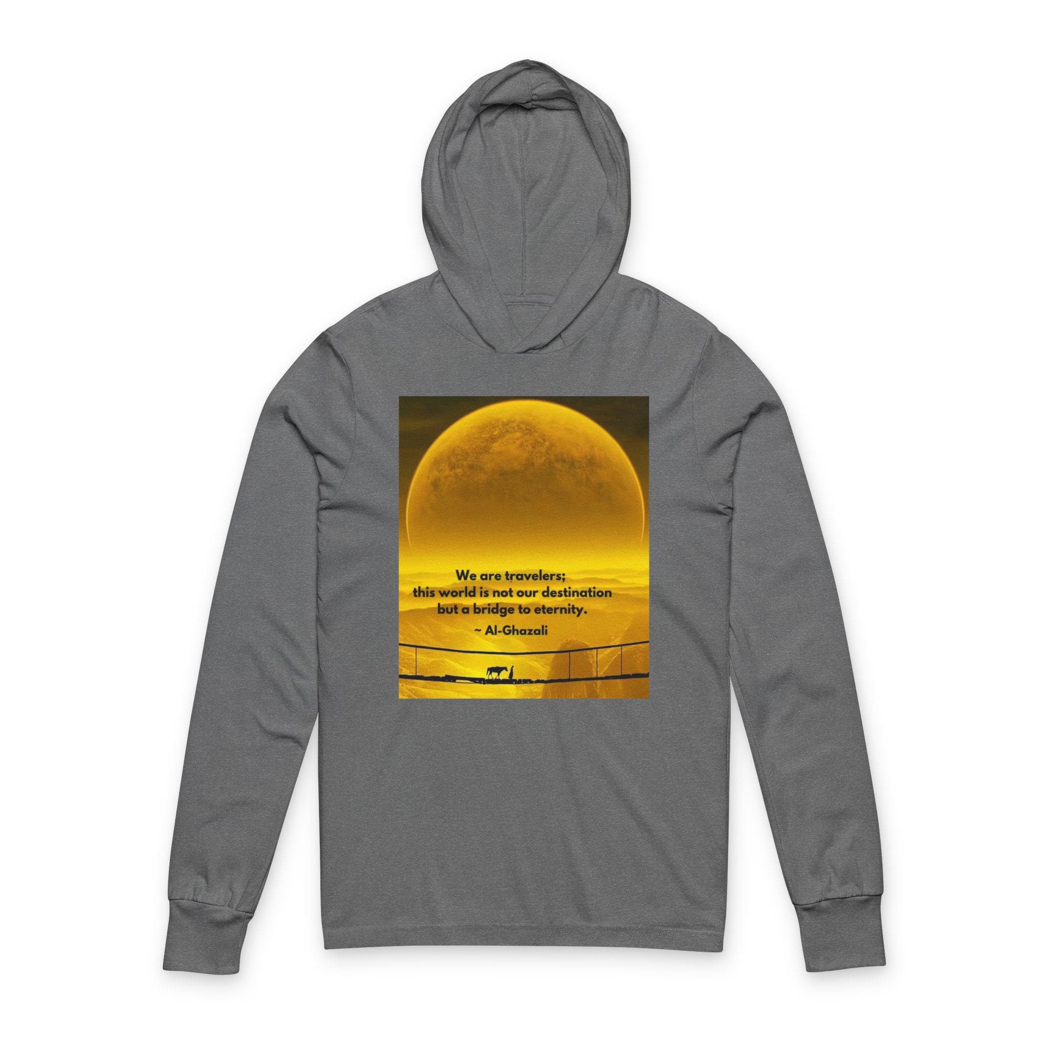 Unisex Hooded Long Sleeve Tee - image 4