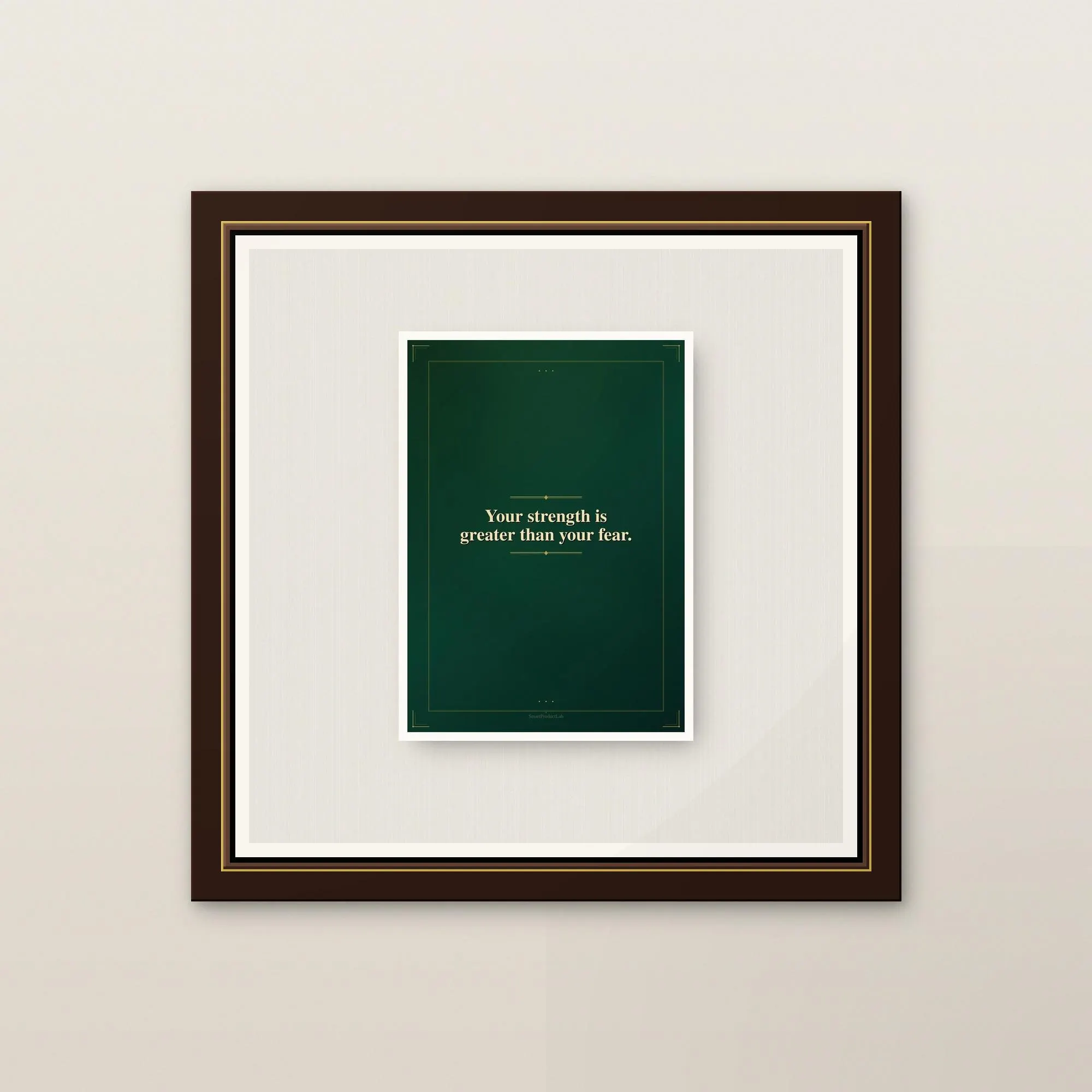 Wall frame mockup