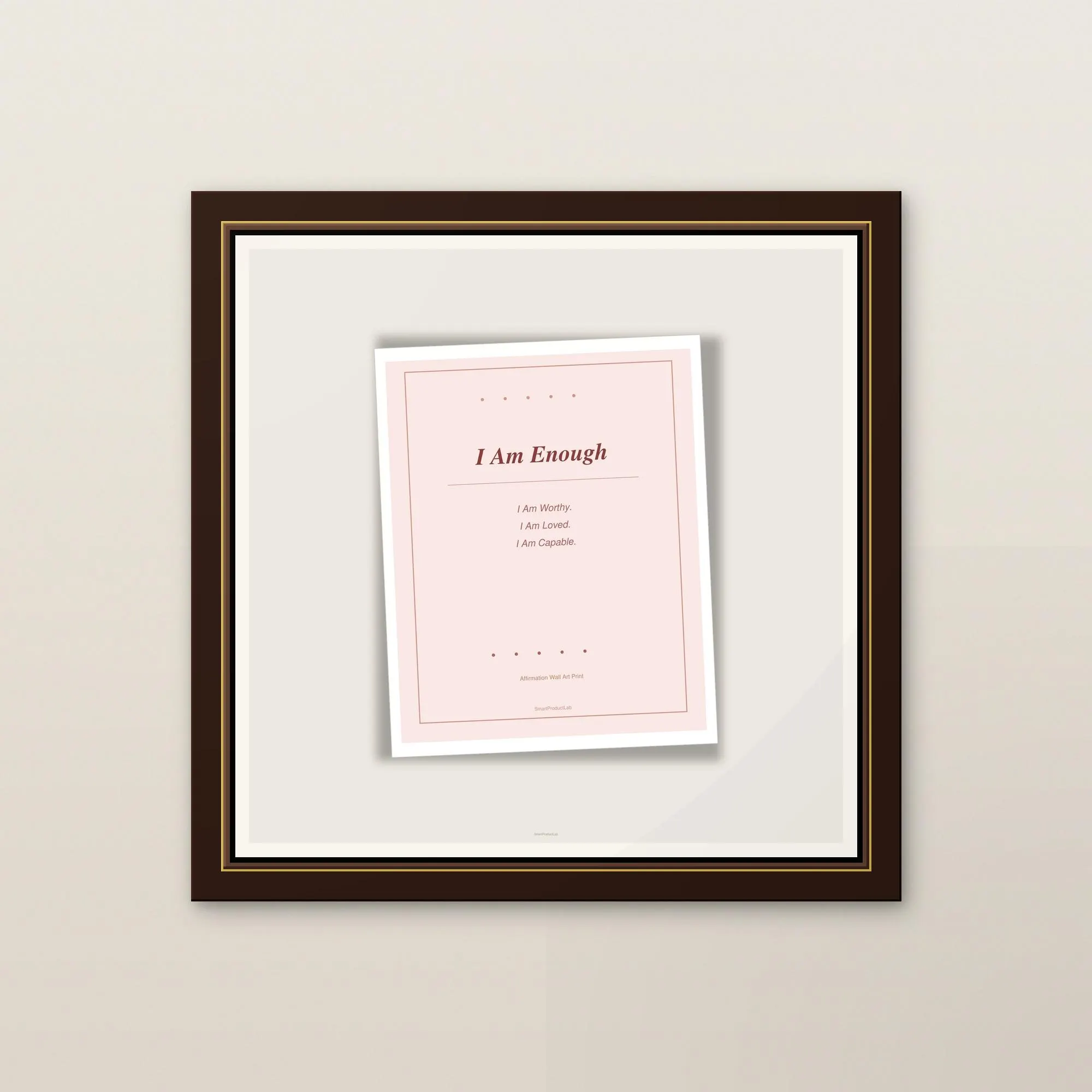 Wall frame mockup