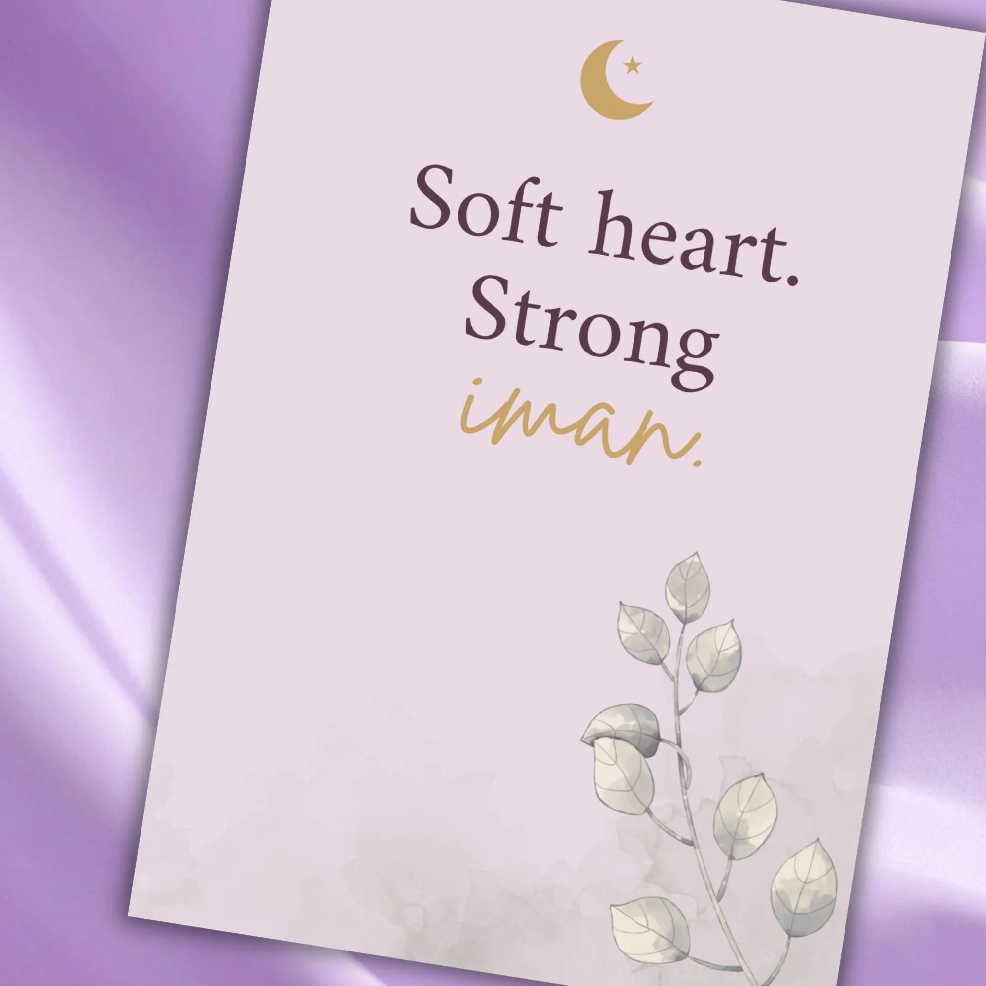 Islamic Wall Art Bundle | Muslimah Quote Posters | Neutral Lavender Decor - image 4