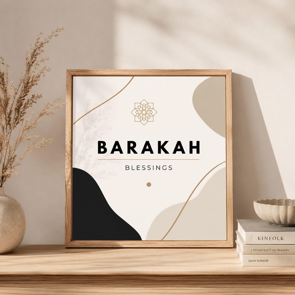 Barakah Poster | Islamic Wall Art | Islamic Wall Decor | Muslim Wall Decor | Mercy Poster | Premium Print | 30x30 cm - image 2