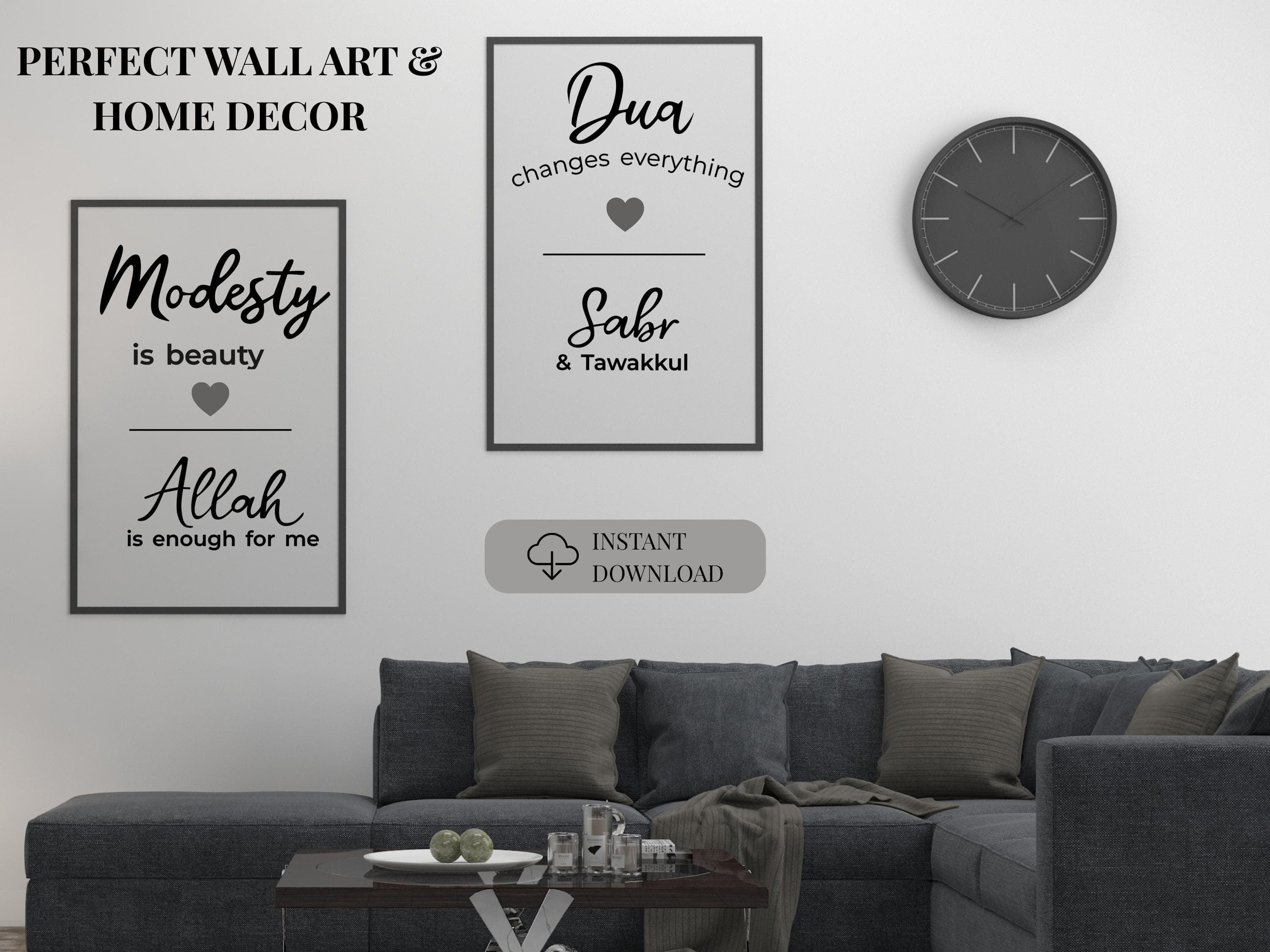 Islamic Quotes SVG Bundle | Muslim Wall Art | Quran Quotes Printable | Arabic Calligraphy | Instant Download - image 4
