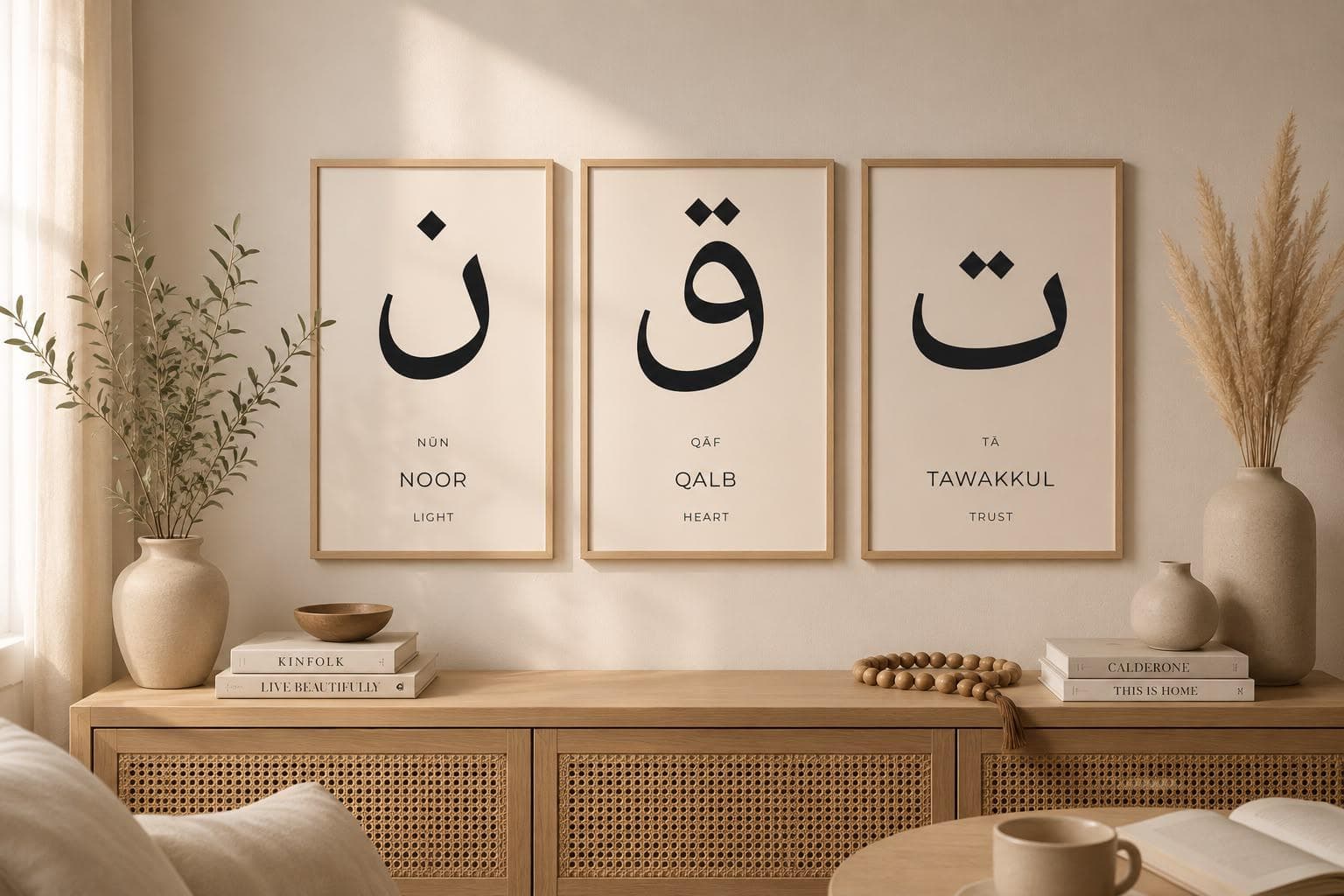 Islamic Wall Decor | Arabic Wall Art | Sin Sakinah Printable | Arabic Letter Poster | Digital Download - image 3