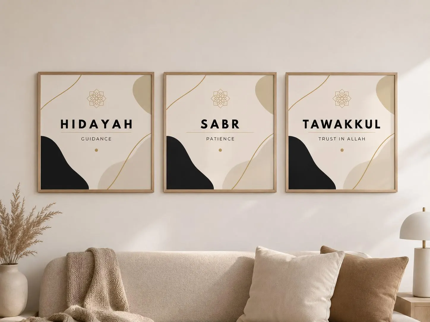 Shukr Poster | Islamic Wall Art | Islamic Wall Decor | Muslim Wall Decor | Mercy Poster | Premium Print | 30x30 cm - image 5