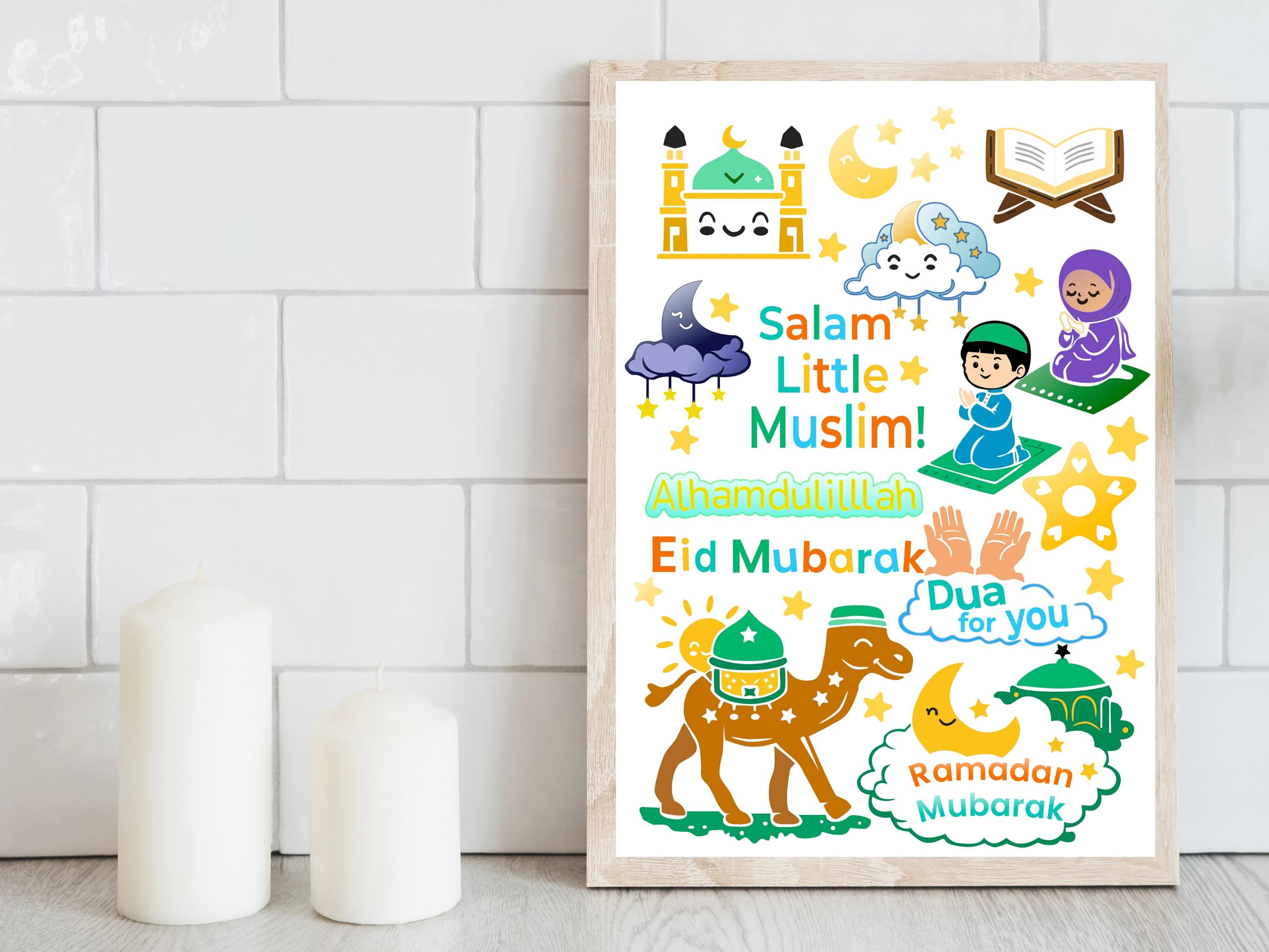 Islamic Kids Clipart Bundle | Muslim Kids PNG | Ramadan Clipart | Eid Clipart | Islamic PNG Download - image 3