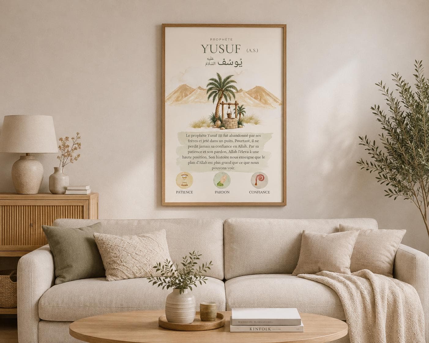 Prophet Yusuf Poster | Yusuf Islamic Poster | Prophet Yusuf Art | Islamic Wall Art | Muslim Wall Decor | Digital Download - image 3