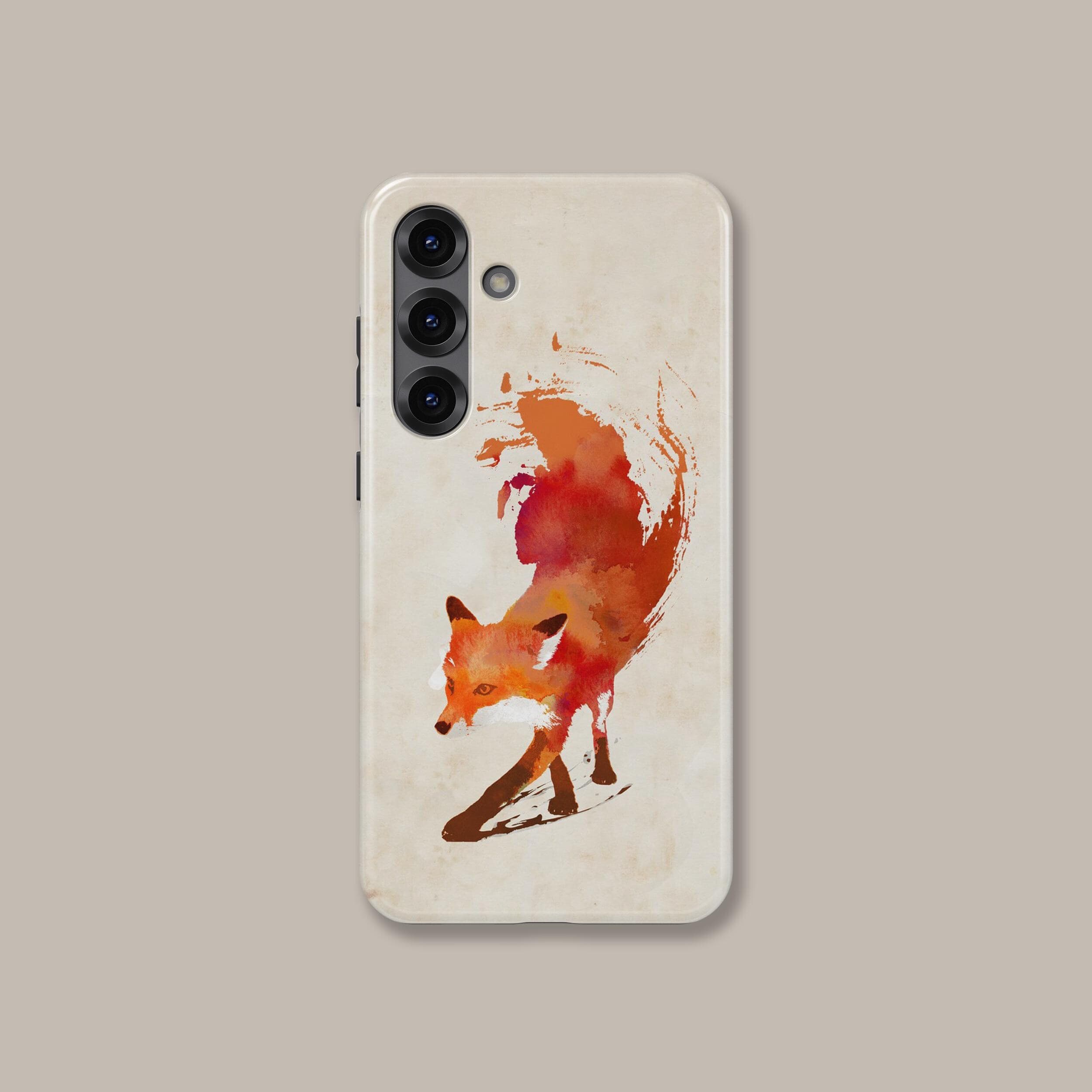 Watercolor Fox Phone Case: Autumn Fox Design Cover for iPhone 17 16 15 14 13 12 11 + MagSafe, Samsung S26 S25 Ultra, Google Pixel 10 9 Pro - image 4