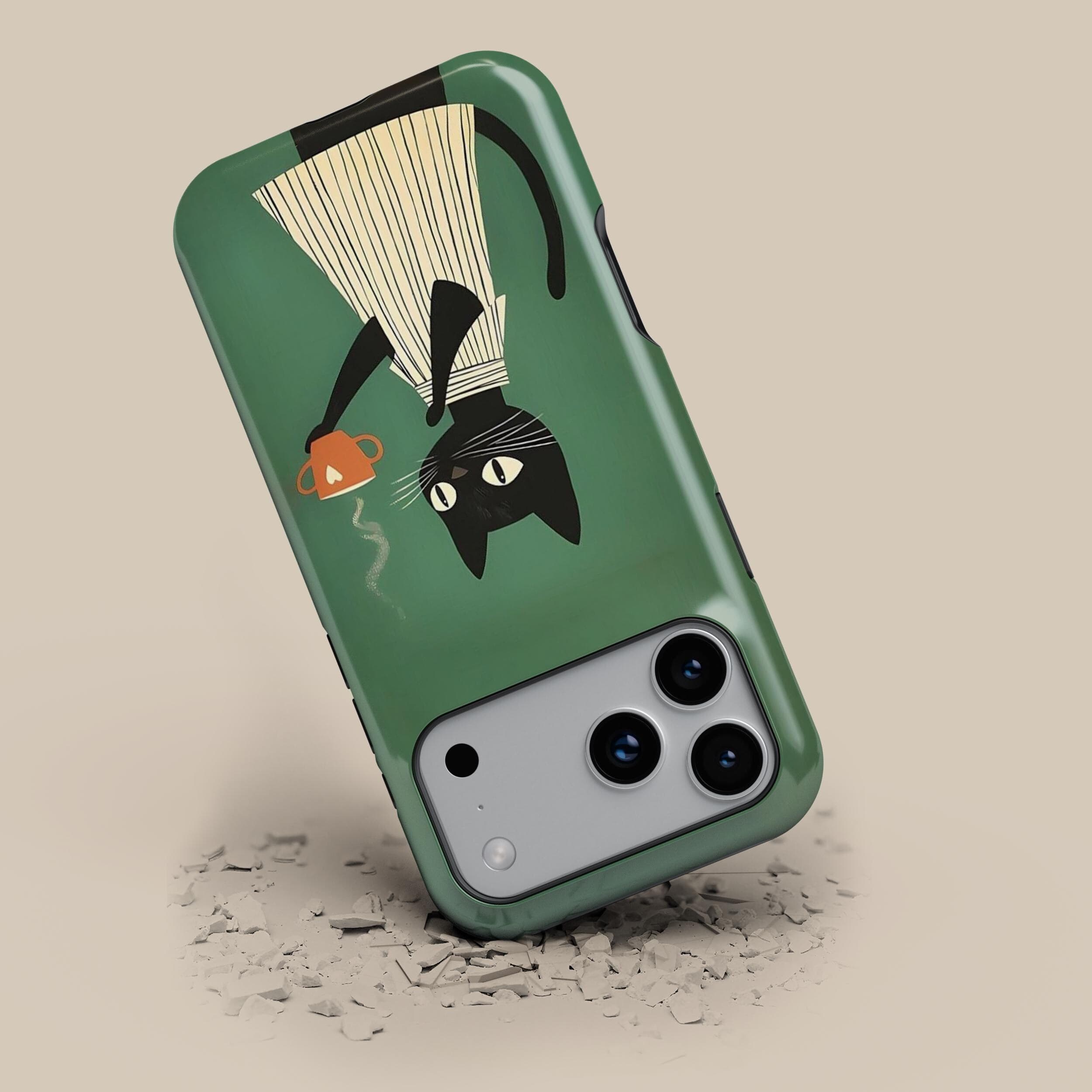 Kawaii Coffee Cat Phone Case: Cat Lover Design Cover for iPhone 17 16 15 14 13 12 11 + MagSafe, Samsung S26 S25, Google Pixel 10 9 8 Pro - image 5
