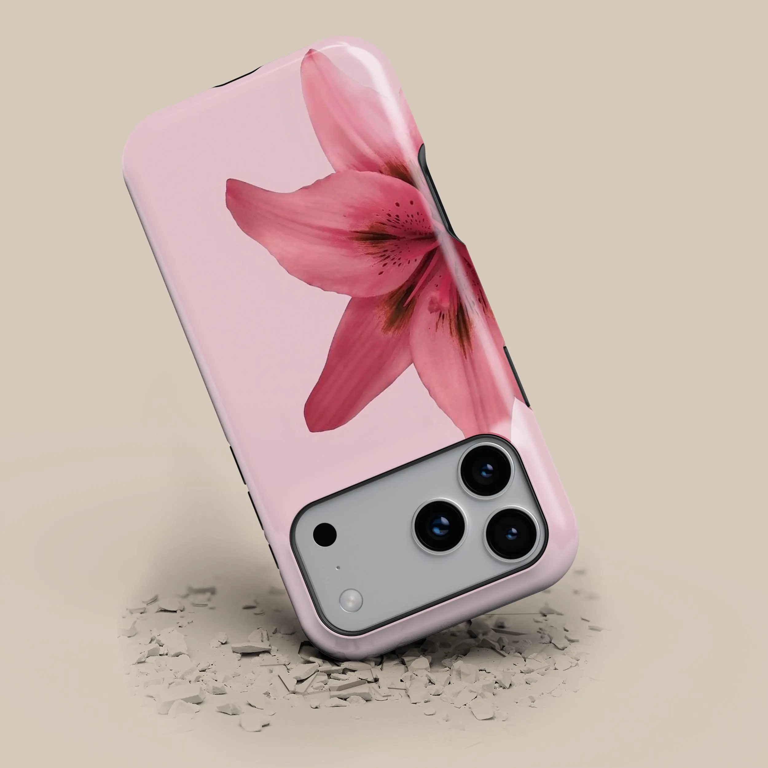 Pink Lily Phone Case: Blush Pink Design Cover for iPhone 17 16 15 14 13 12 11 + MagSafe, Samsung S26 S25 Ultra, Google Pixel 10 9 Pro - image 5