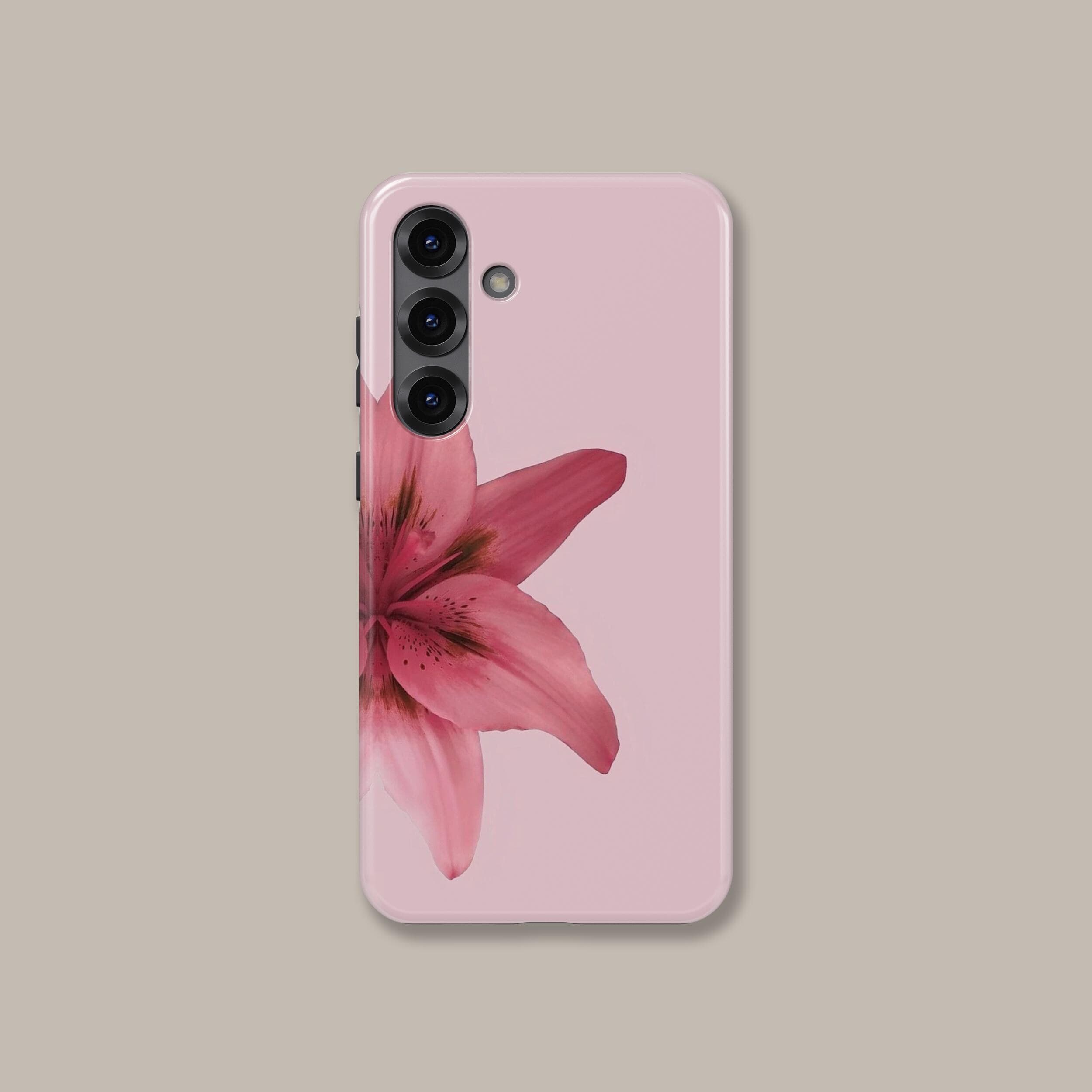 Pink Lily Phone Case: Blush Pink Design Cover for iPhone 17 16 15 14 13 12 11 + MagSafe, Samsung S26 S25 Ultra, Google Pixel 10 9 Pro - image 4