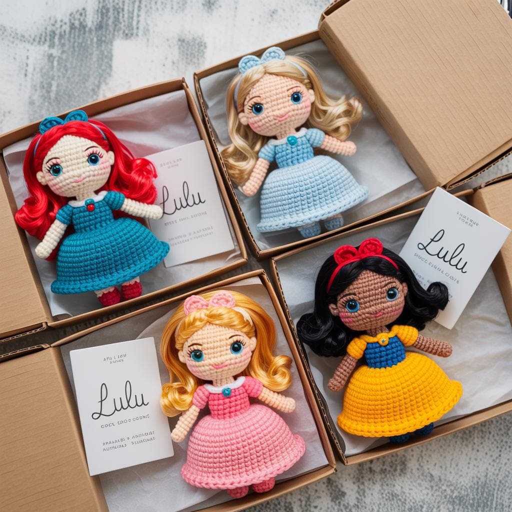 Princess Amigurumi Doll Crochet Pattern (PDF Download) - image 3