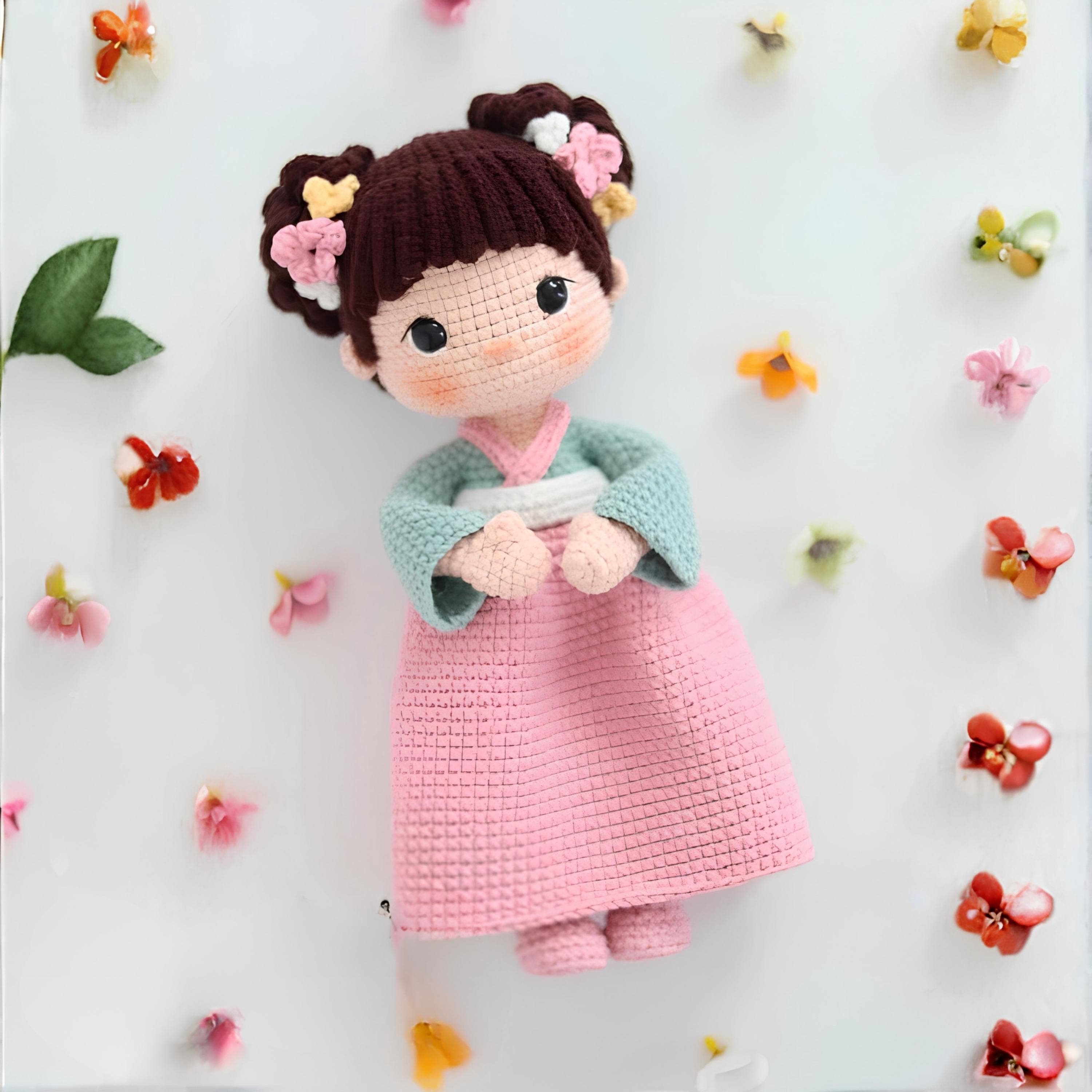 Yumi Doll Crochet Pattern PDF: Amigurumi Doll Making Guide (Digital Download) - image 3