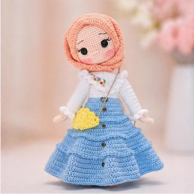 Beyza Hijab Doll Amigurumi Crochet Pattern (PDF Download) - image 3