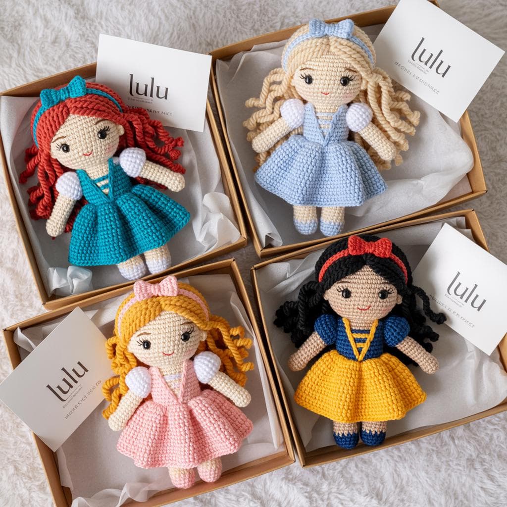 Princess Amigurumi Doll Crochet Pattern (PDF Download) - image 5