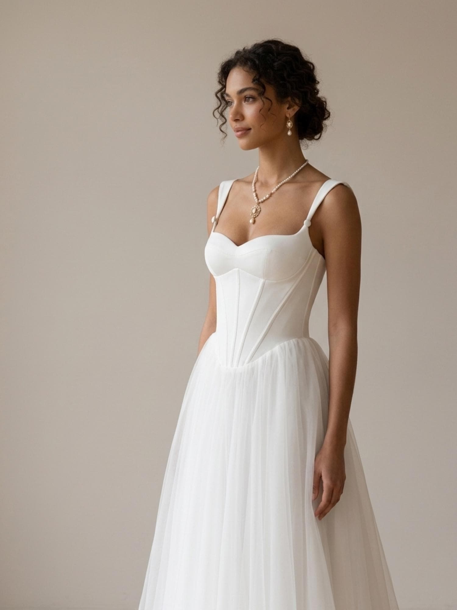 Custom Sweetheart Wedding Dress Spaghetti Strap A-Line Bridal Gown Lace Up Back Floor Length Sweep Train Bride Dress - image 5