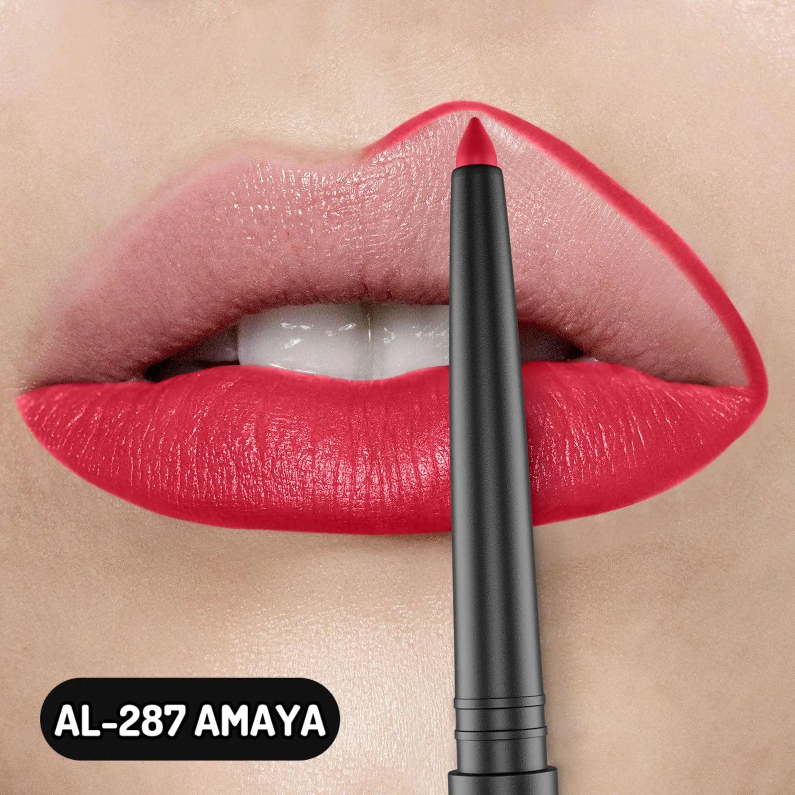 Matte Lip Liner Pencil | Long-Lasting Smooth Lip Definer, Precision Contour Makeup