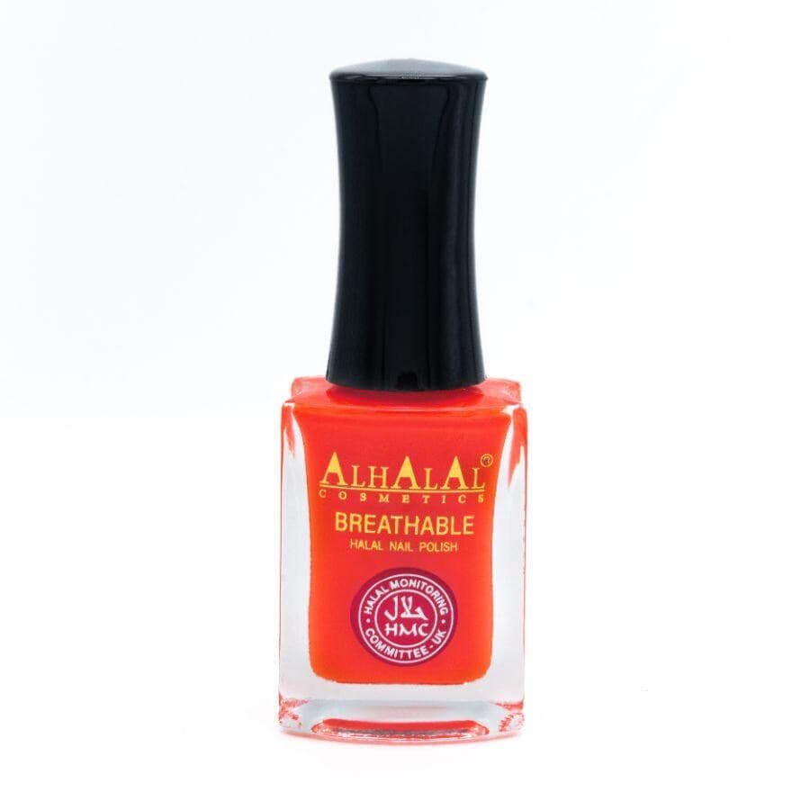 Halal Breathable Gel Nail Polish Red White | Vegan Cruelty-Free Glossy Nail Color