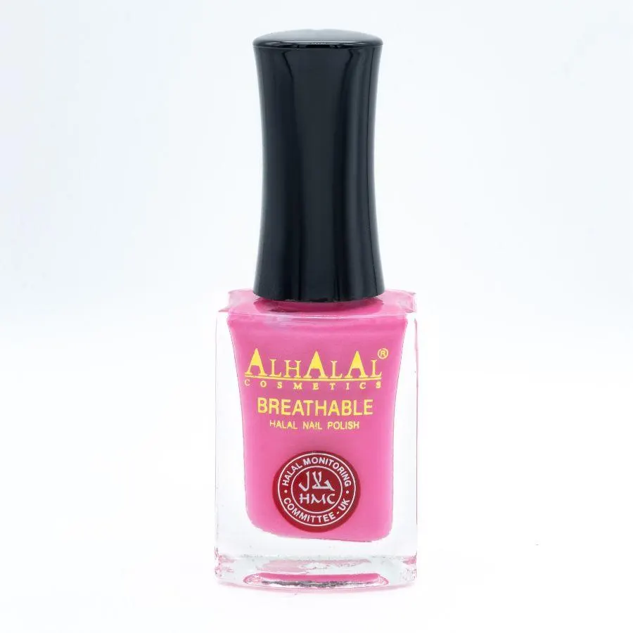 Halal Breathable Gel Nail Polish Red White | Vegan Cruelty-Free Glossy Nail Color