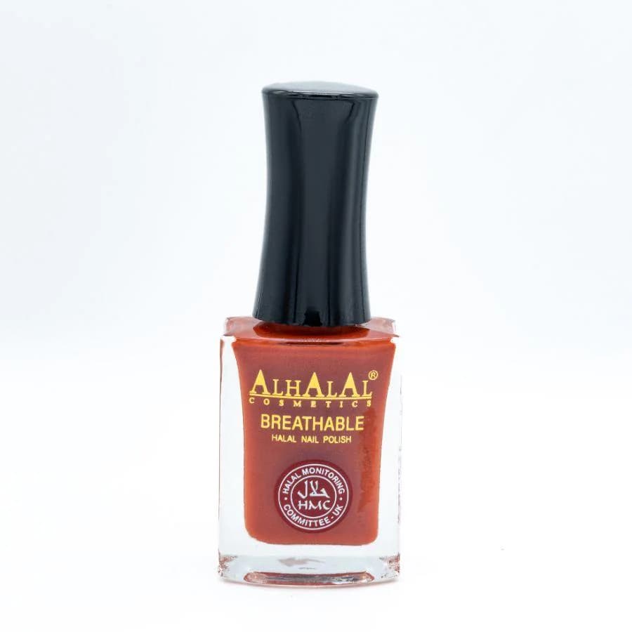 Halal Breathable Gel Nail Polish Red White | Vegan Cruelty-Free Glossy Nail Color