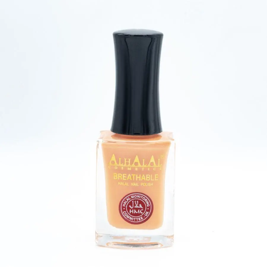 Halal Breathable Gel Nail Polish Red White | Vegan Cruelty-Free Glossy Nail Color