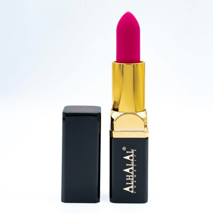 Halal Matte Velvet Lipstick – Long Lasting Vegan Lip Color (Shade AL03 AYESHA)