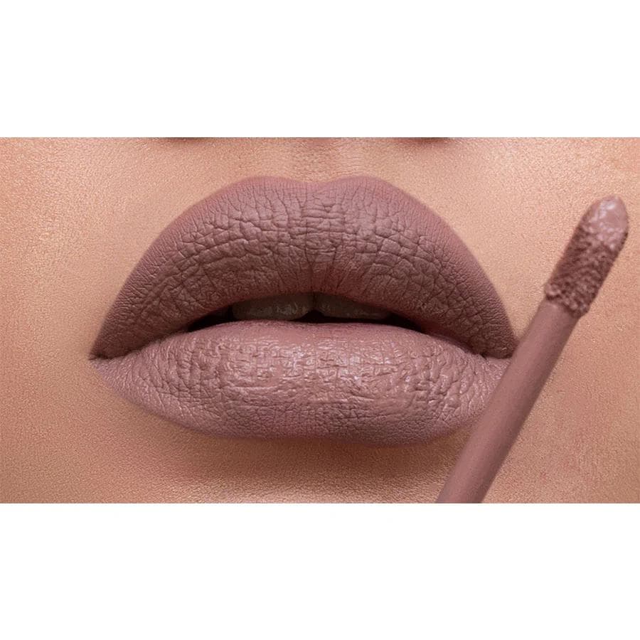 Halal Matte Liquid Lipstick – Long Lasting Vegan Lip Color (Shade AL 52 KINZA) - image 3
