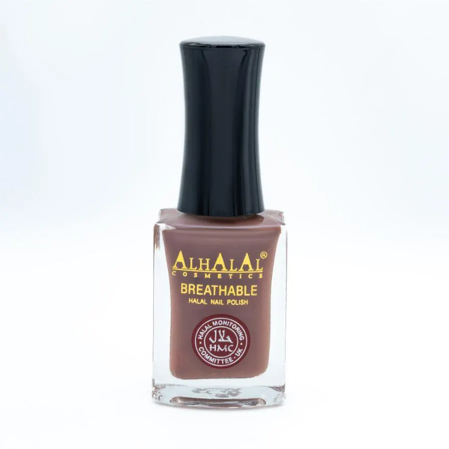 Halal Breathable Gel Nail Polish | Vegan, Cruelty-Free, Glossy Nail Color (Red & White)