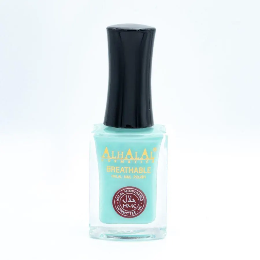 Halal Breathable Gel Nail Polish Red White | Vegan Cruelty-Free Glossy Nail Color