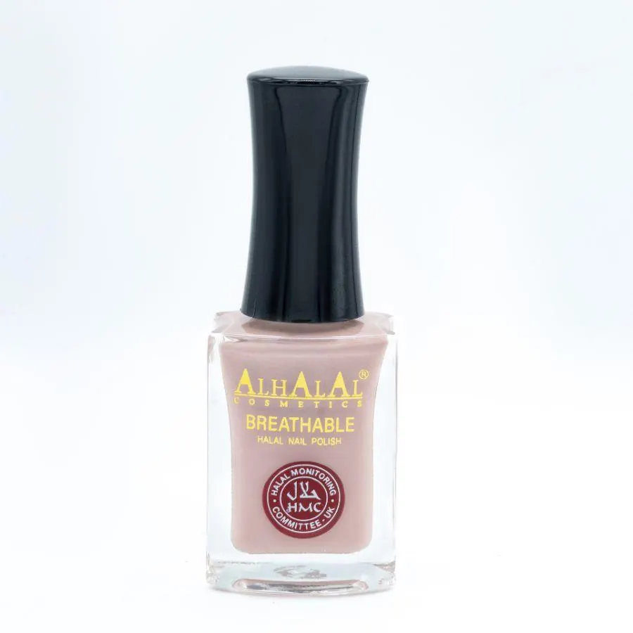 Halal Breathable Gel Nail Polish Red White | Vegan Cruelty-Free Glossy Nail Color