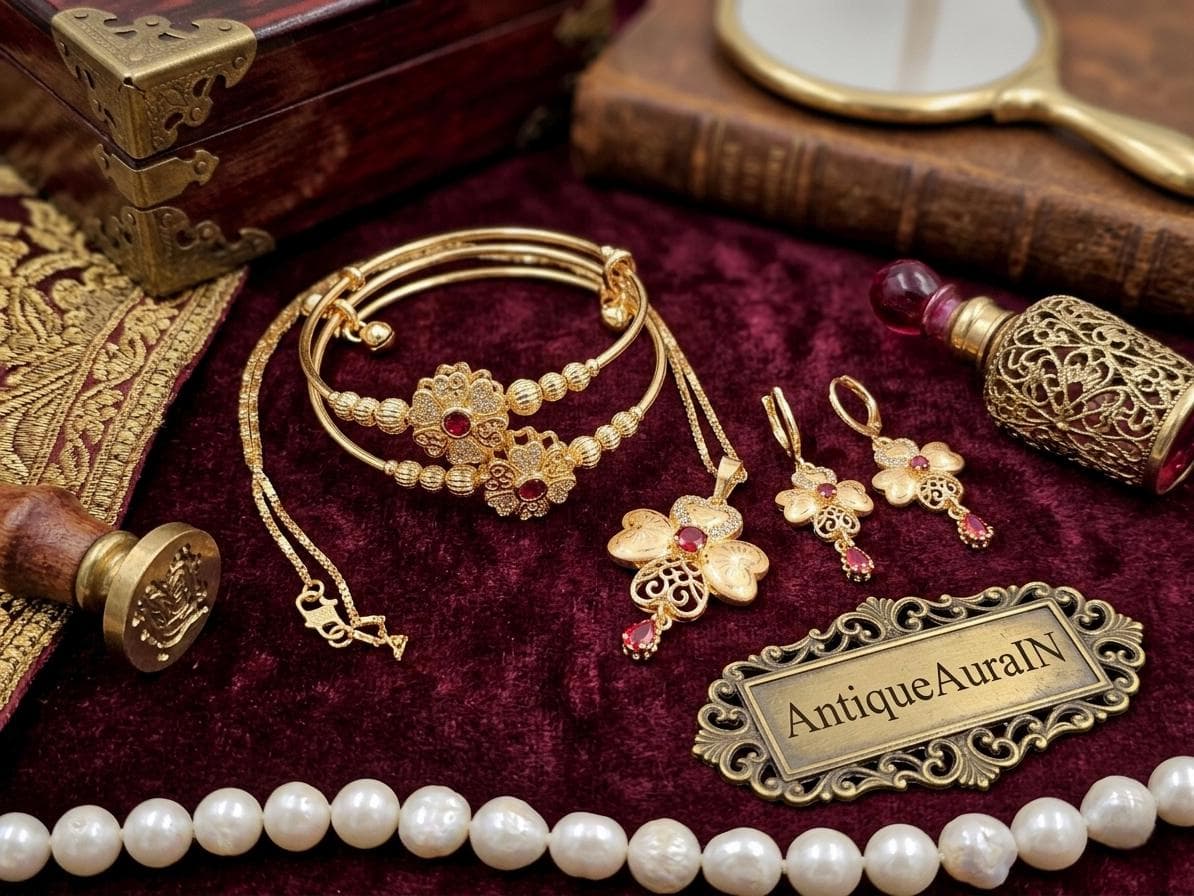 AAA Quality Jewelry Set, Pendant Earrings Or Bangles Bridal Jewelry Set, Ruby Red Stone Necklace Pendant, Gold Tone Filigree Jewelry For Her