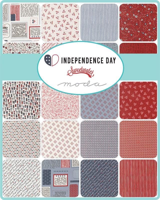 Independence Day Stripes Splash 55728 12 by Sweetwater - Moda- 1/2 Yard - image 3