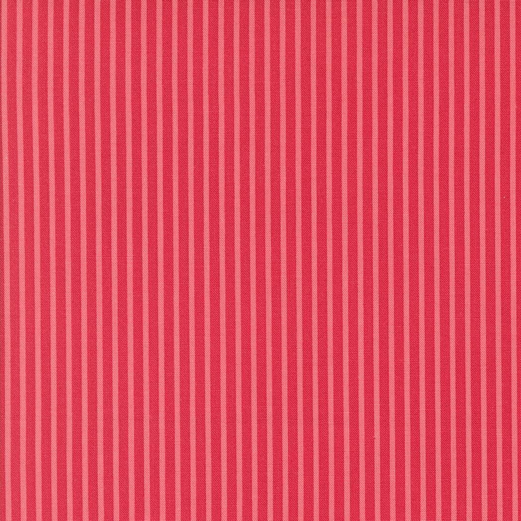 Summertime Simple Stripe Red 55324 12 by Camille Roskelley- Moda- 1/2 Yard