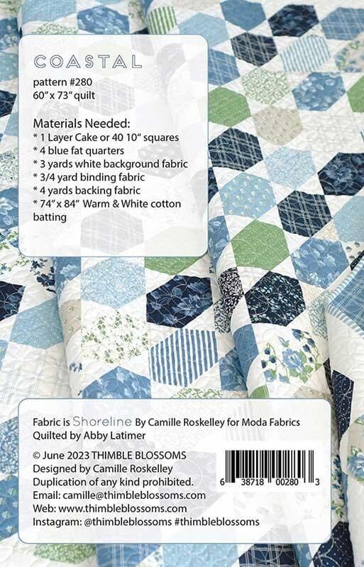 Coastal G TB 280 Pattern  by Thimble Blossoms- 60" X 73" - image 3