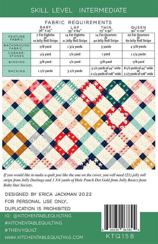 The Ivy Quilt Pattern by Kitchen Table -Multiple sizes - image 3