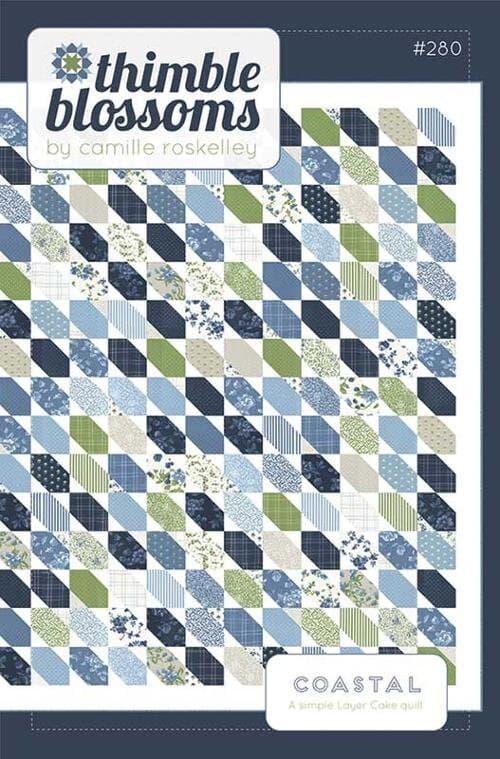 Coastal G TB 280 Pattern  by Thimble Blossoms- 60" X 73"