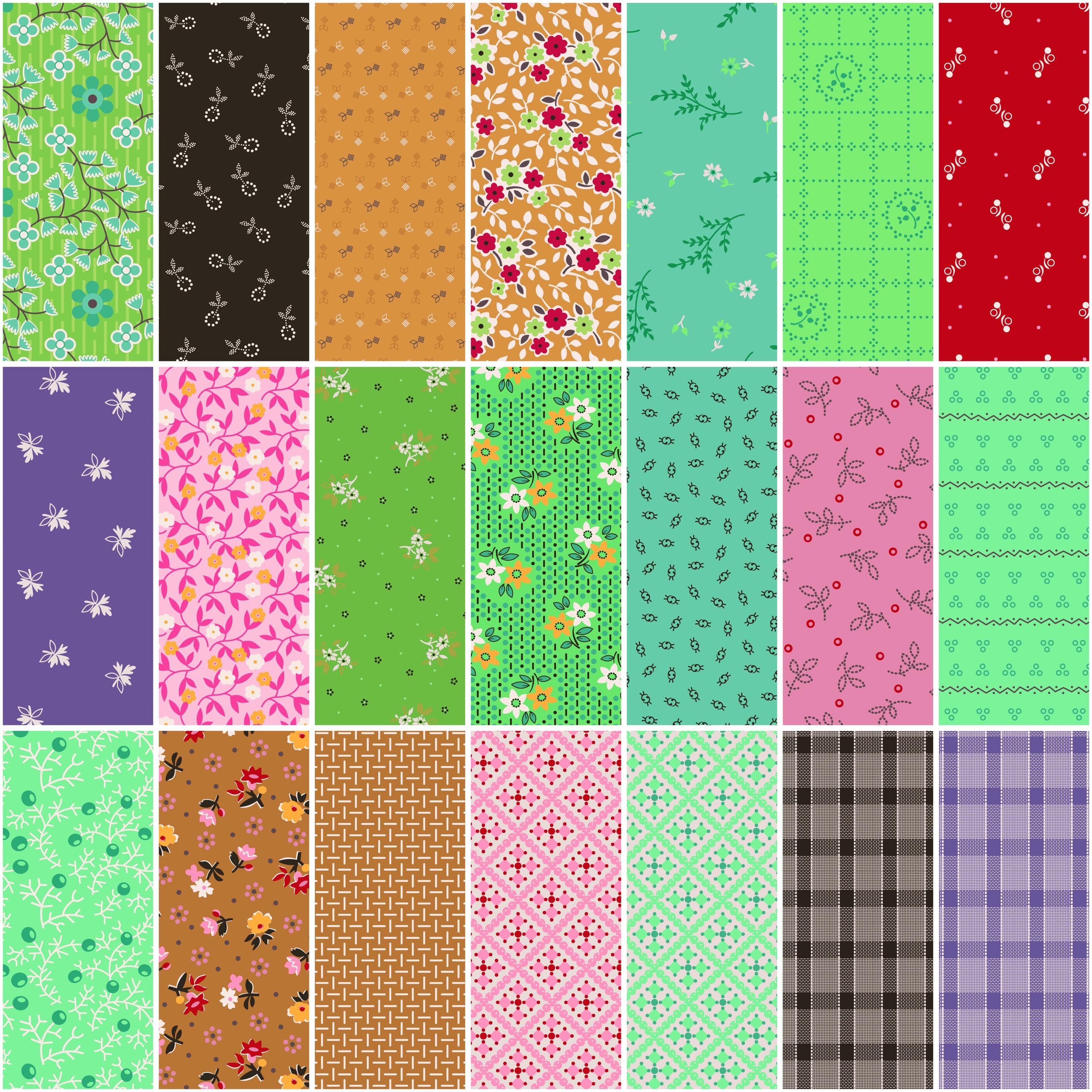 Gentler Times Fat Quarter Bundle by Lori Holt- 51 Prints - image 3