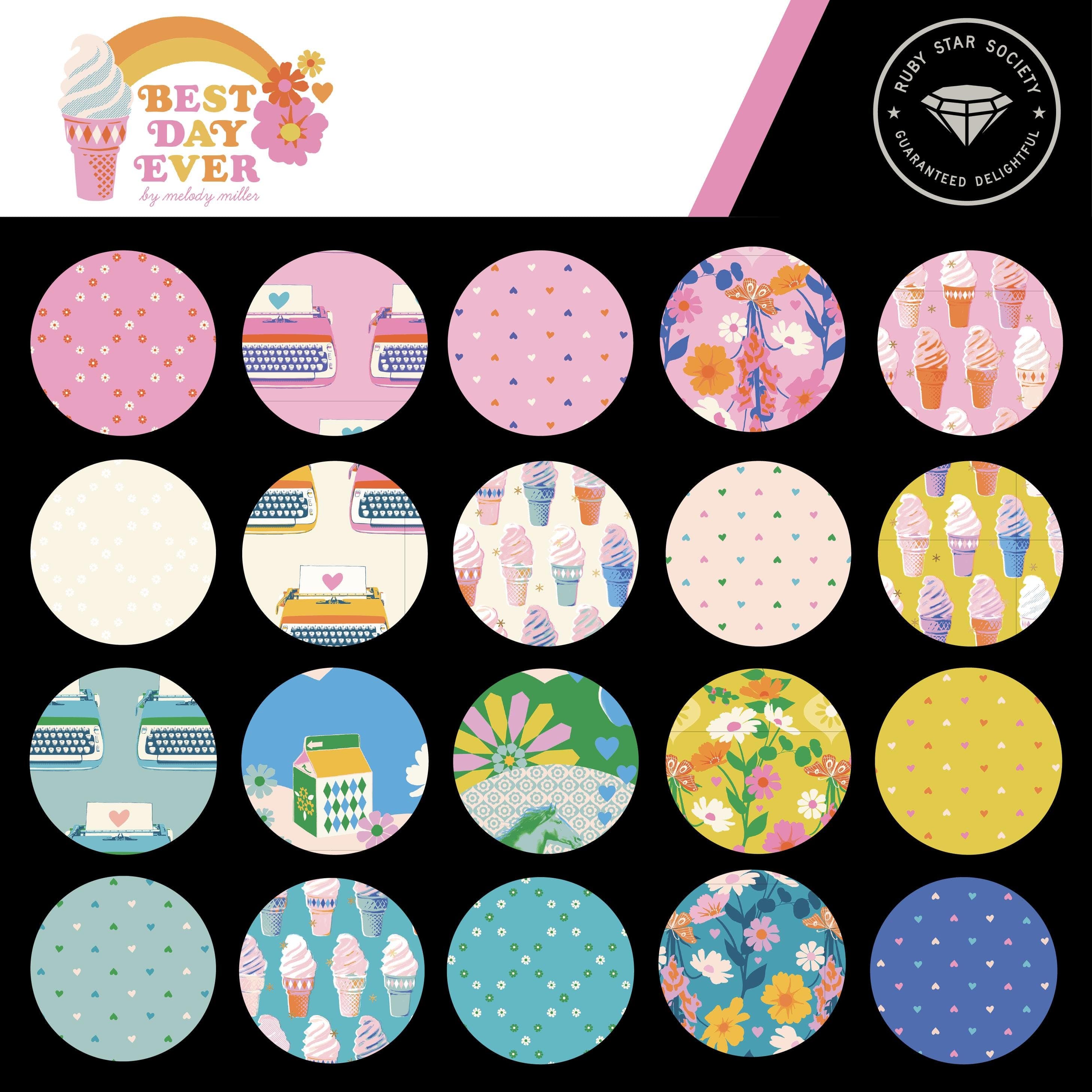 Best Day Ever Foxgloves Posy RS0106 12 by Melody Miller for Ruby Star Society-Moda- 1/2 Yard - image 3
