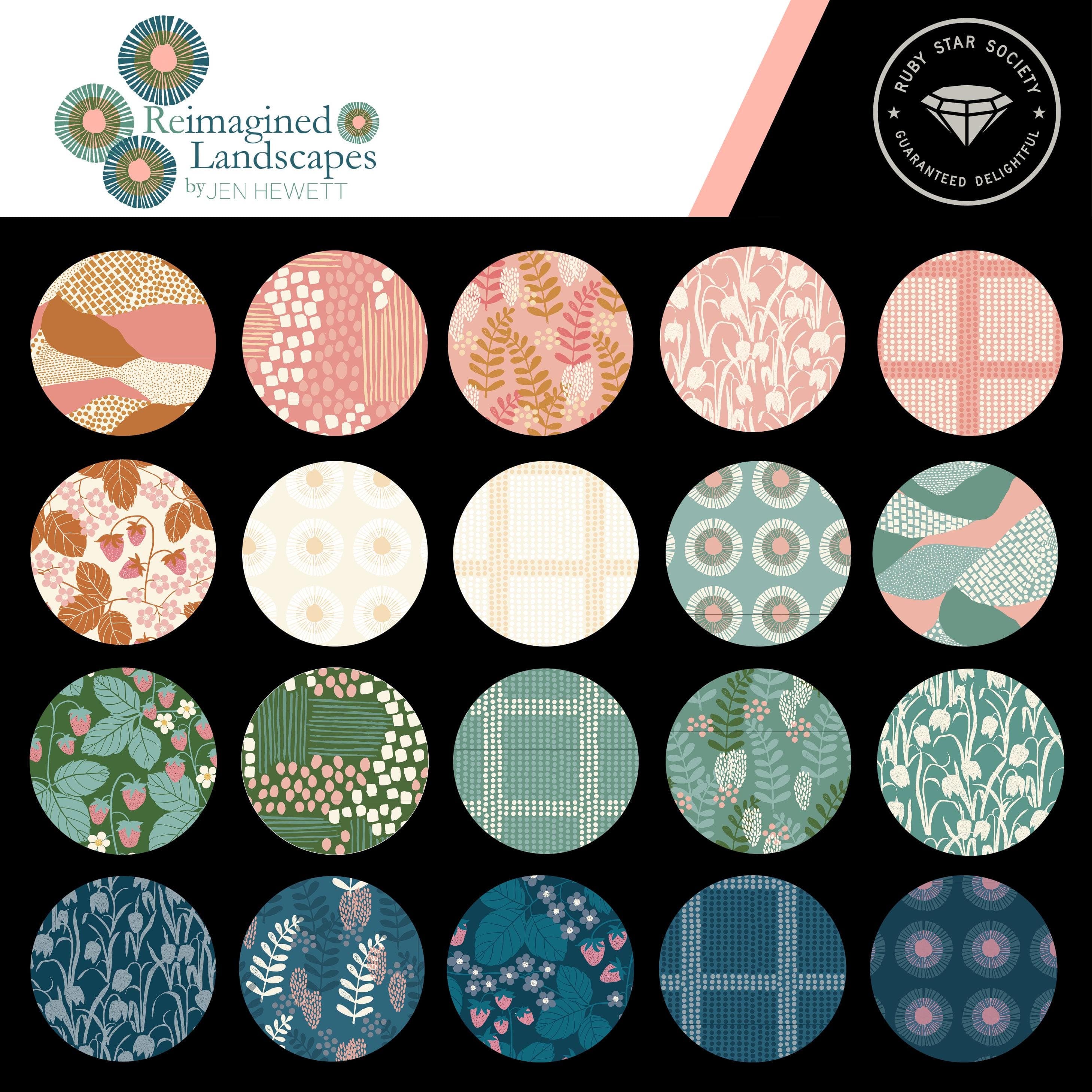 Reimagined Landscapes Fritillaria Galaxy RS6052 16 by Jen Hewett  -  Ruby Star Society-Moda- 1/2 Yard - image 3