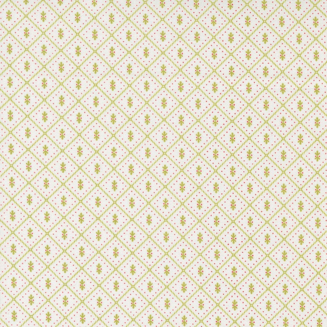 Linen Cupboard Pajamas Chantilly  Leaf 20485 11 by  Fig Tree- Moda- 1/2 yard