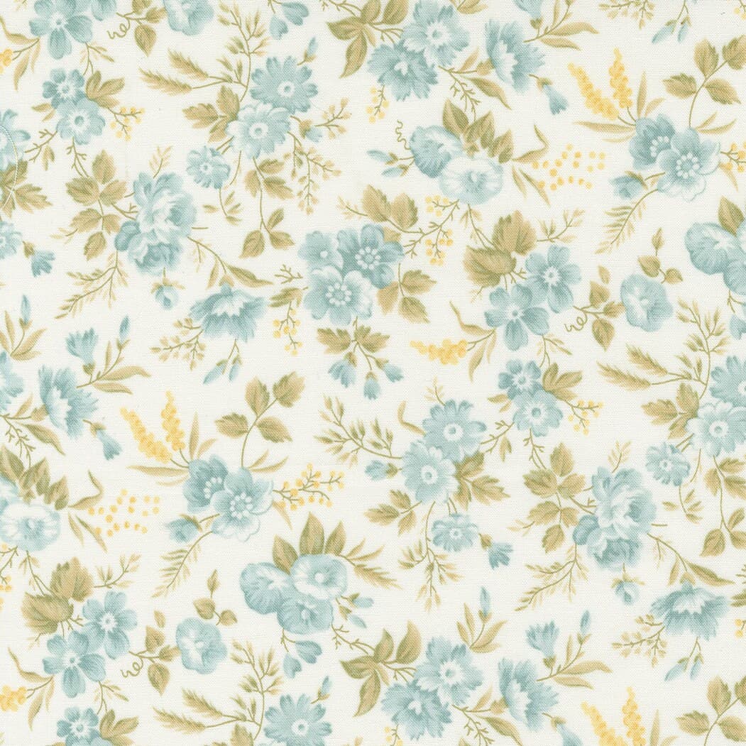 Honeybloom Sweet Blossoms Milk 44342 11 by 3 Sisters- Moda- 1/2 Yard