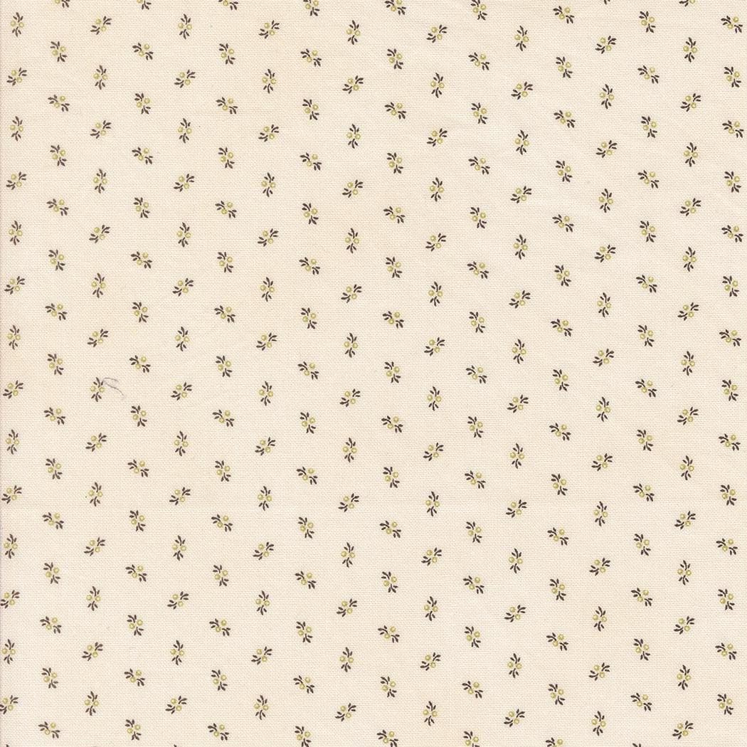 Pumpkin Spice Gatherings Berry Sprig Cream Celery 49295 13 by Primitive Gatherings - Moda- 1/2 Yard