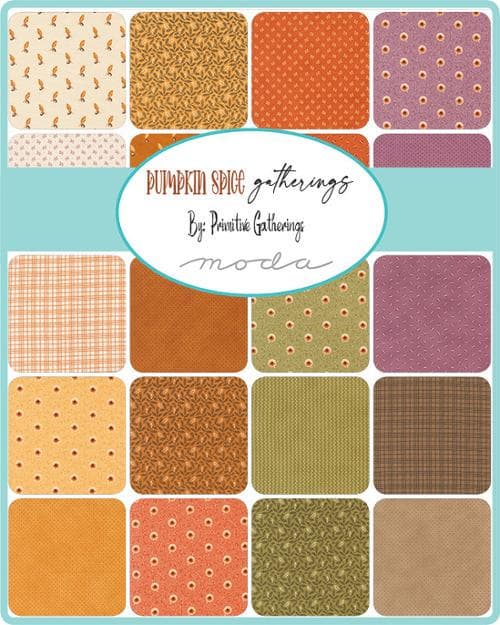 Pumpkin Spice Gatherings Berry Sprig Cream Celery 49295 13 by Primitive Gatherings - Moda- 1/2 Yard - image 3