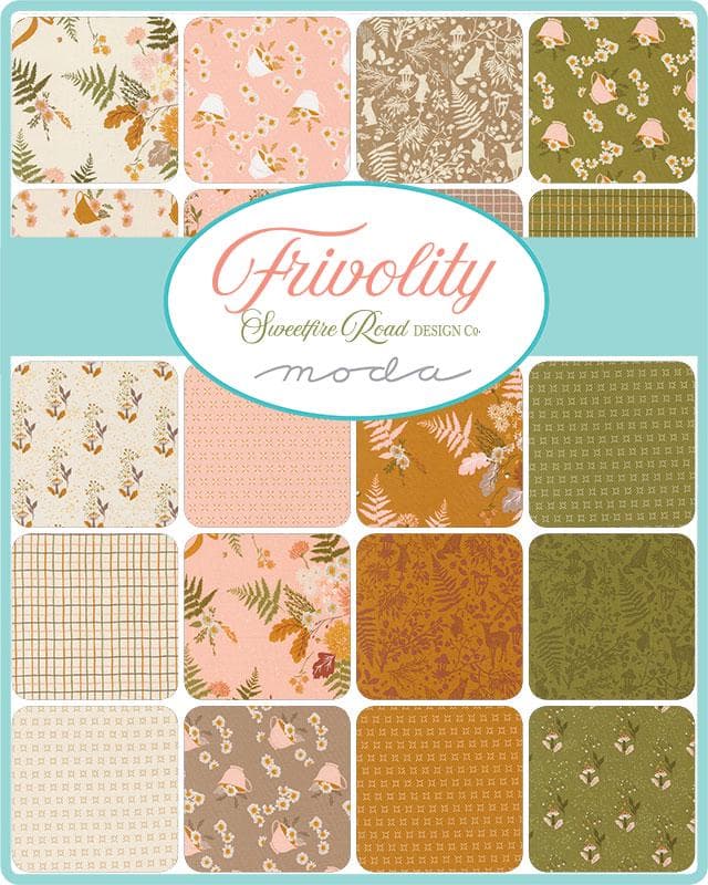 Frivolity Lichen and Moss Porcelain 43194 11 by  Sweetfire Road - Moda- 1/2 Yard - image 3
