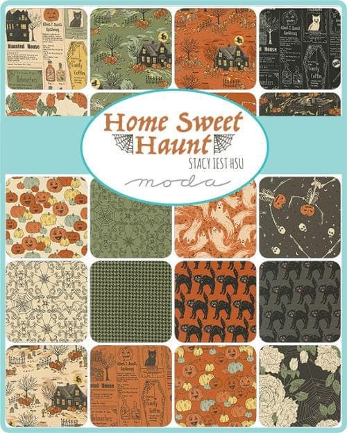 Home Sweet Haunt Haunted Roses Pumpkin 20911 14 Stacy Iest Hsu- Moda- 1/2 Yard - image 3