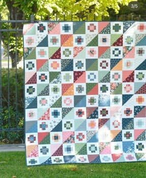 Rosemary Quilt Pattern by Camille Roskelley for Moda- 72" X 72"