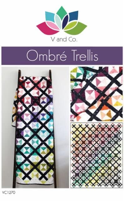 Ombre' Trellis Quilt Pattern by V and Co