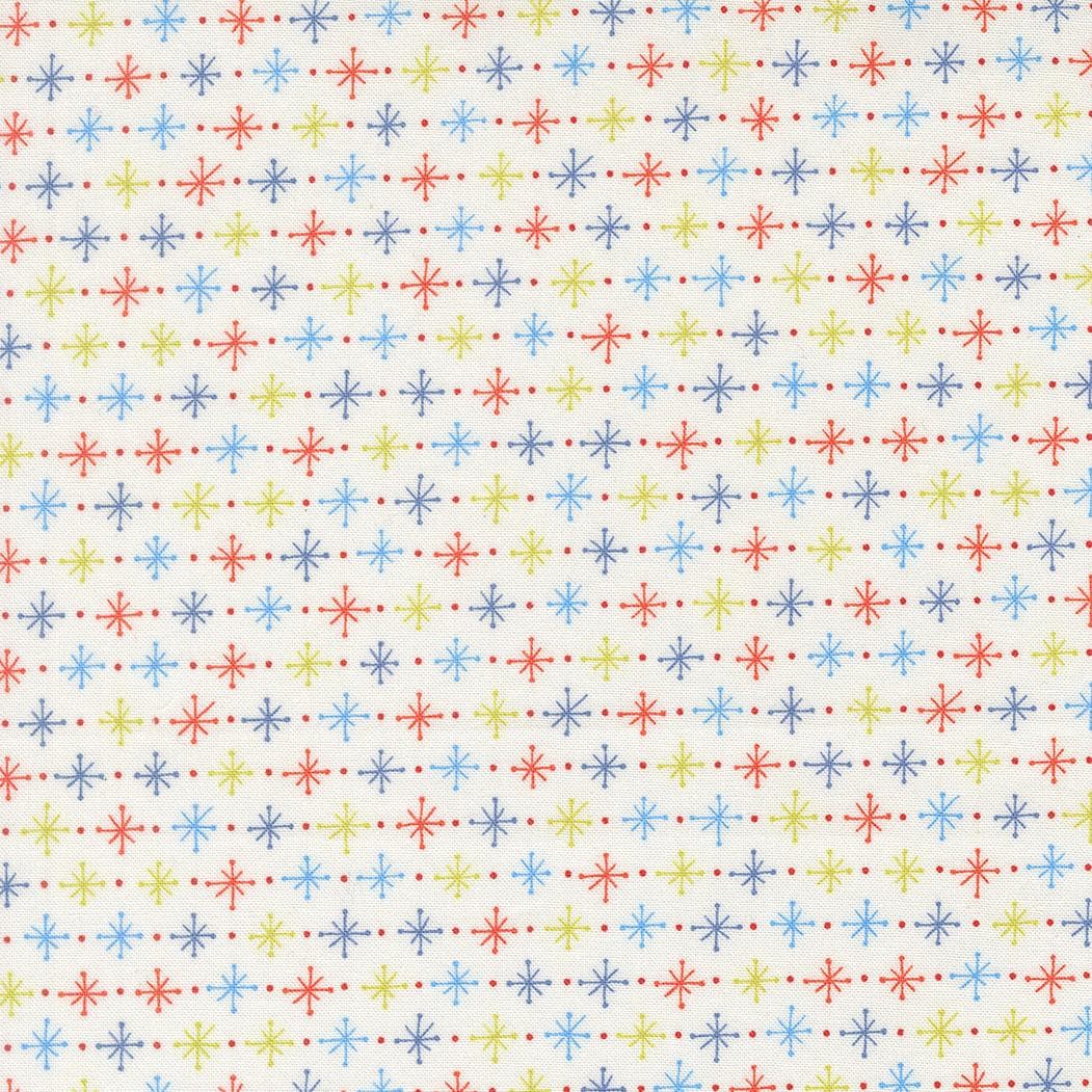 Rosie Twinkling Star Whipped Cream 35422 11 by Fig Tree- Moda- 1/2 Yard